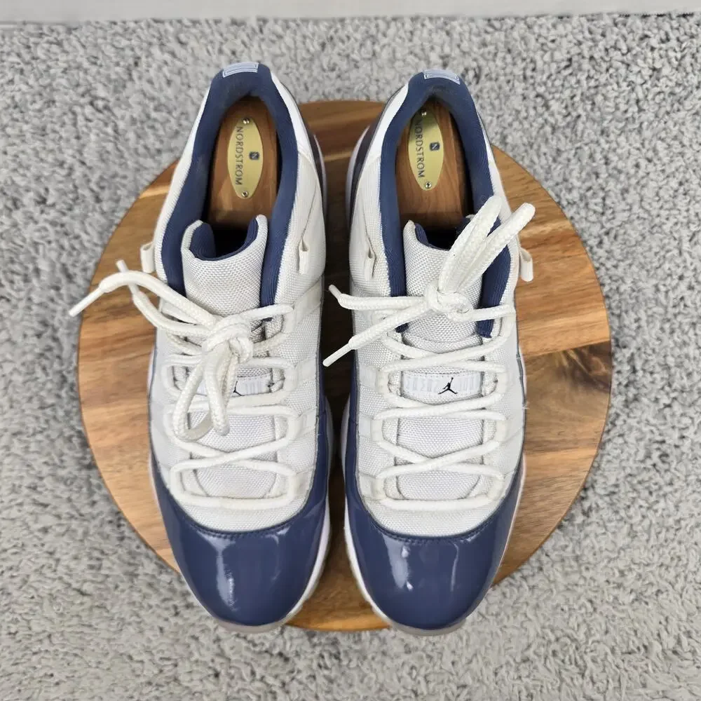Jordan 11 Retro Low Men 11 Diffused Blue White Casual Daily Sneaker FV5104-104